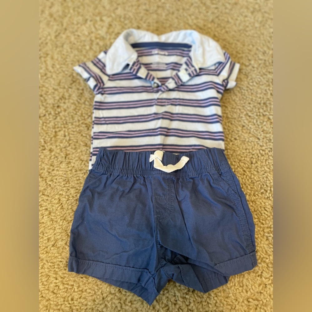 Carters 3m shorts/shirt outfit
